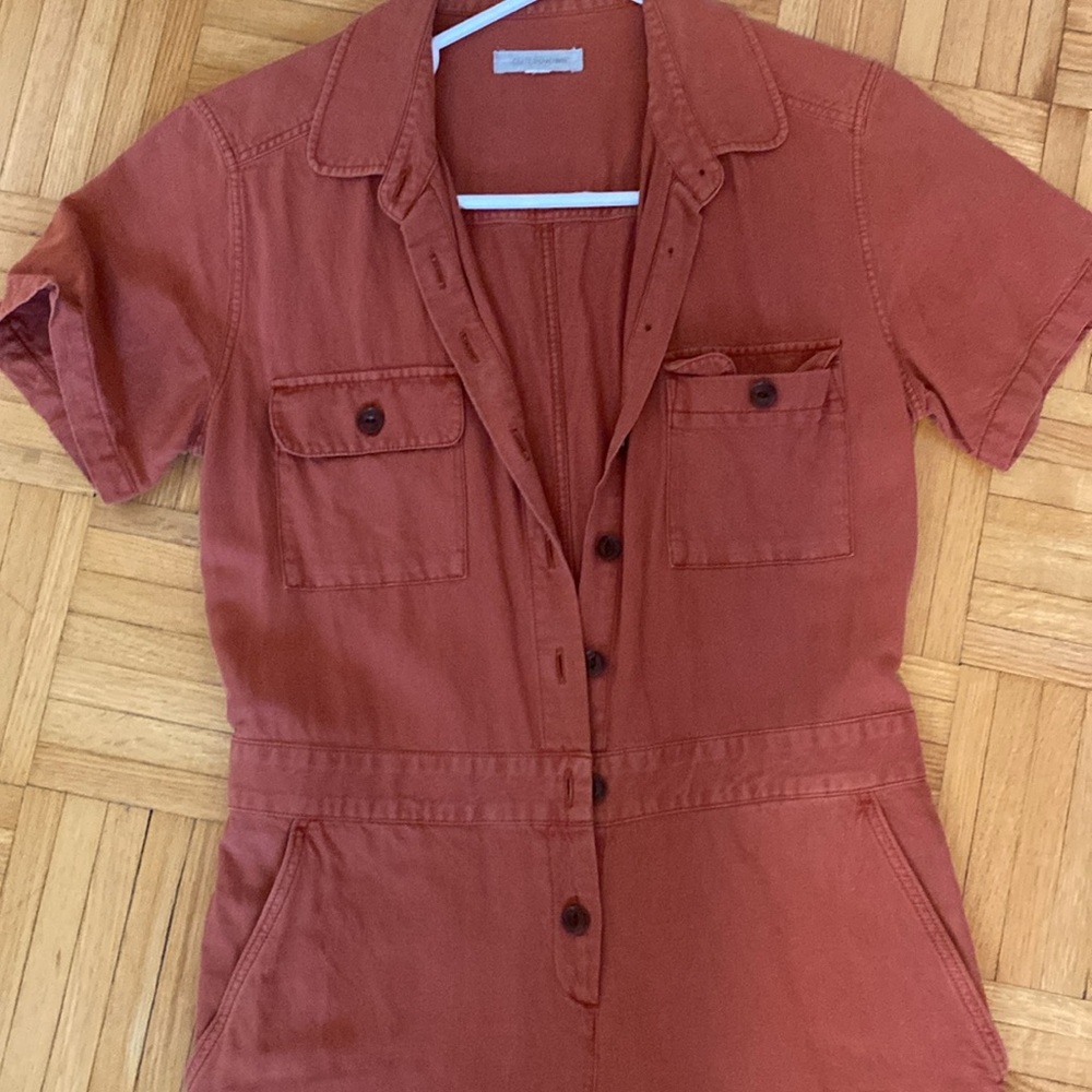 Outerknown Rust Jumpsuit - Picture 2 of 6